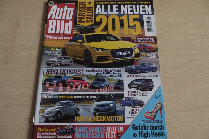 Deckblatt Auto Bild (39/2014)